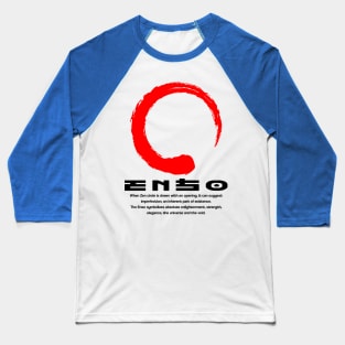 Enso meaning Japanese kanji words character symbol 123 Baseball T-Shirt